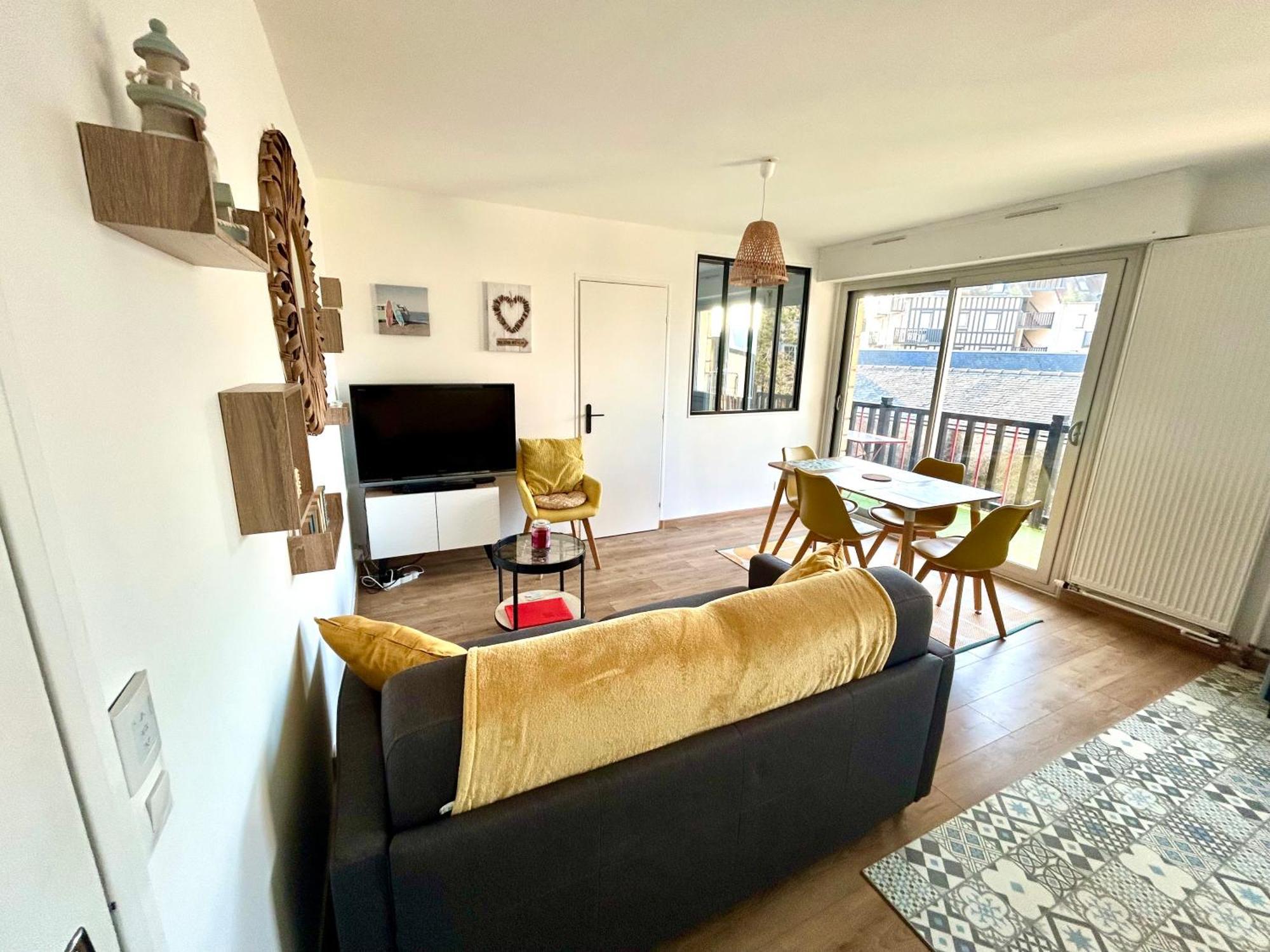 Magnifique Appartement Vue Mer A 50 M De La Plage Villers-sur-Mer Eksteriør bilde